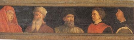 Florentine School Five Masters of the Florentine Renaissance (mk05) oil painting picture